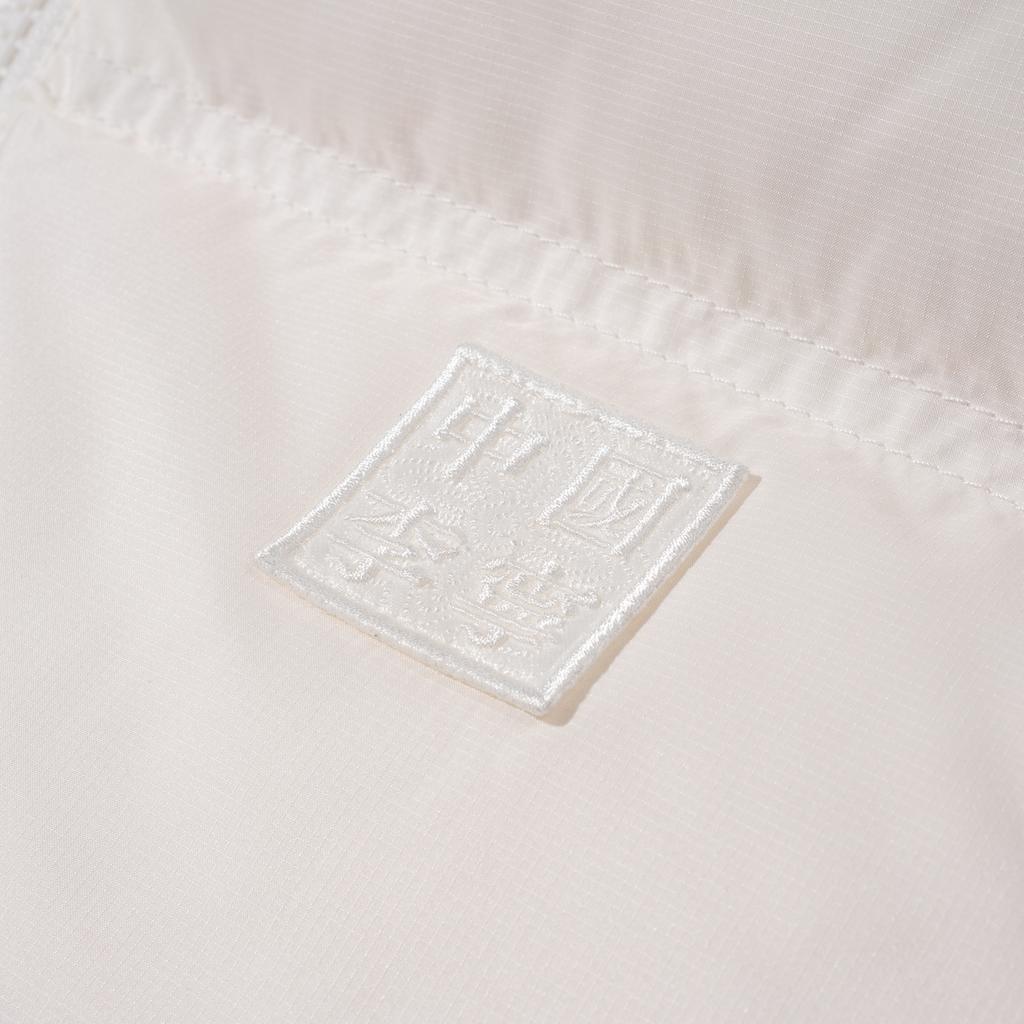 Men's Li-Ning Down Vests Men's Ivory Stand Collar Moderate