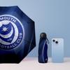 Portsmouth FC Mini 5 Fold Pocket Umbrella Compact Lightweight Anti UV Rain Sun Protection Umbrella Portable Travel Umbrella