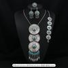Long Tassel Necklace Vintage Exotic Bohemian Vacation Bracelet Earrings Travel Photography Suit Women