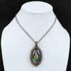 Mystic Fire Labradorite Pendant Copper Wire Wrapped Pendant Labradorite Gemstone Jewelry Handmade Pendant Copper Wire Jewelry Gift For Women