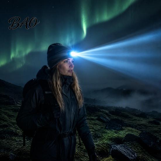 Unisex Outdoor Winter Accessory LED Hat with Light, USB Rechargeable Headlamp Skull Cap, Lighting Warm Knitted Cap for Men, Women, Gear Usb