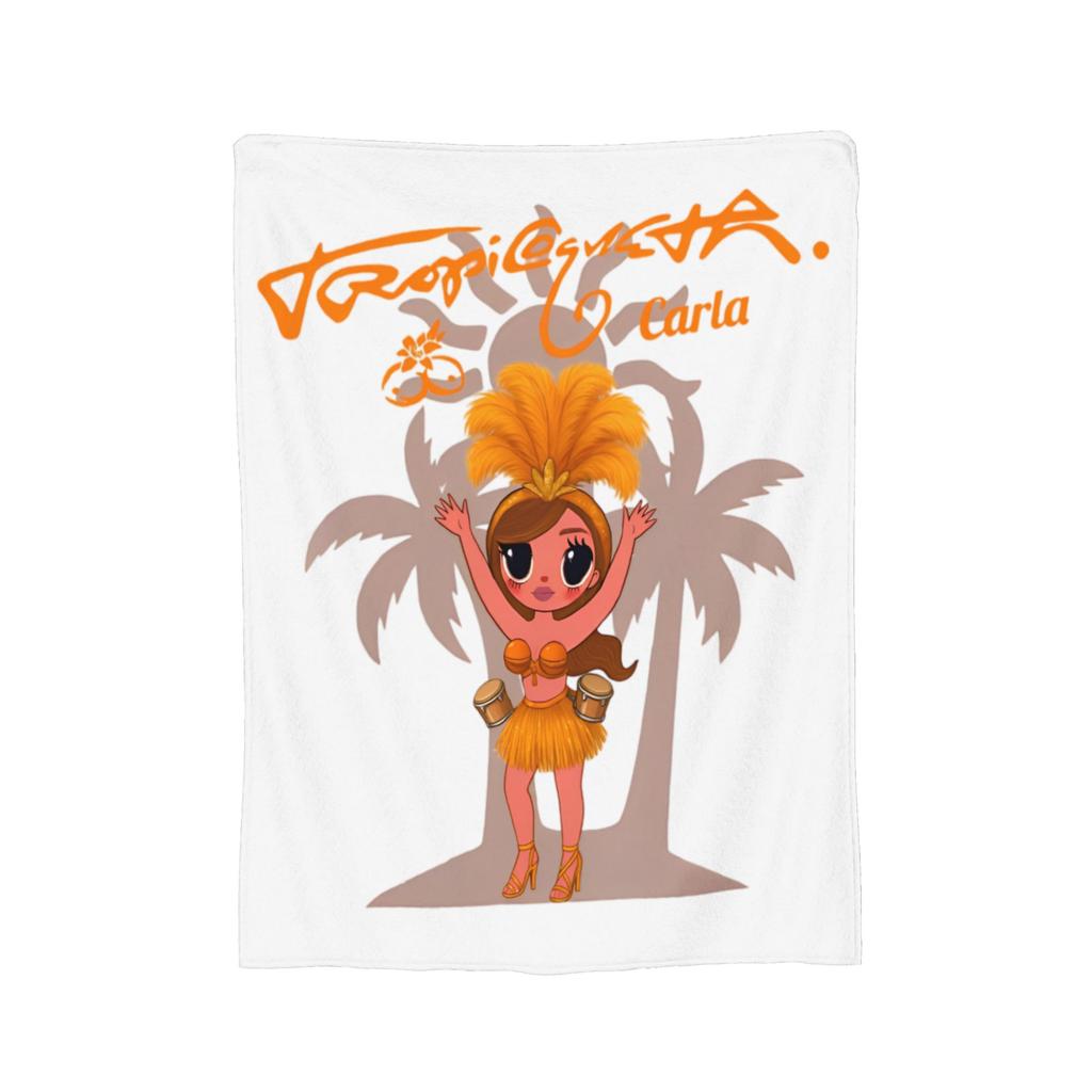 Karol G Tropicoqueta Album Blanket Coral Fleece Plush Printed Multifunction Warm Throw Blankets for Bedding Car Quilt