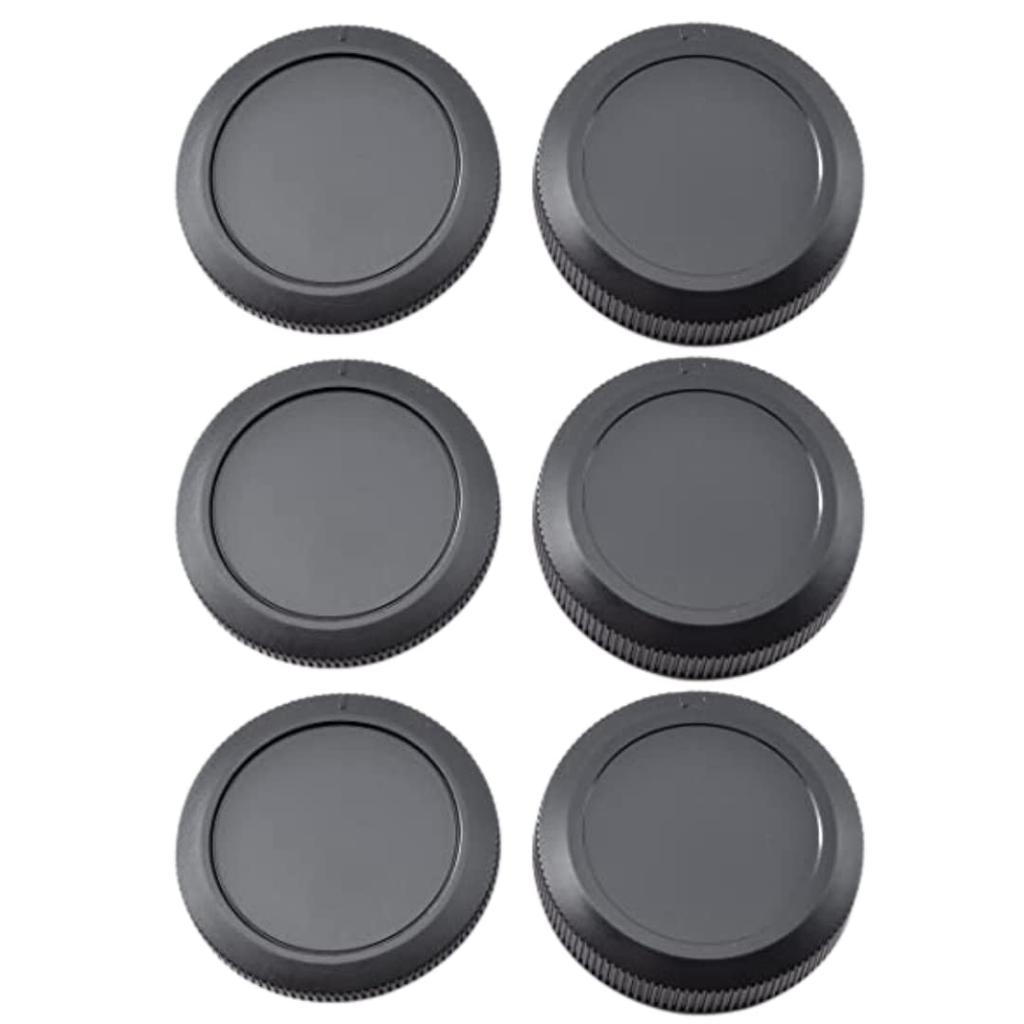 ATAK Canon RF EF Mount Compatible Lens Caps Rear Lens Caps 3 Body Total of 6 EF-S (3 & Caps, Caps)