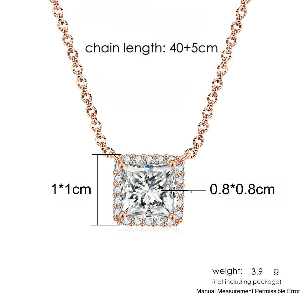 

ZHOUYANG Geometry Necklace On The Neck Kpop Women s Jewelry Rose Gold Color Pendants Choker Chains Wholesale jewellery Gift N310
