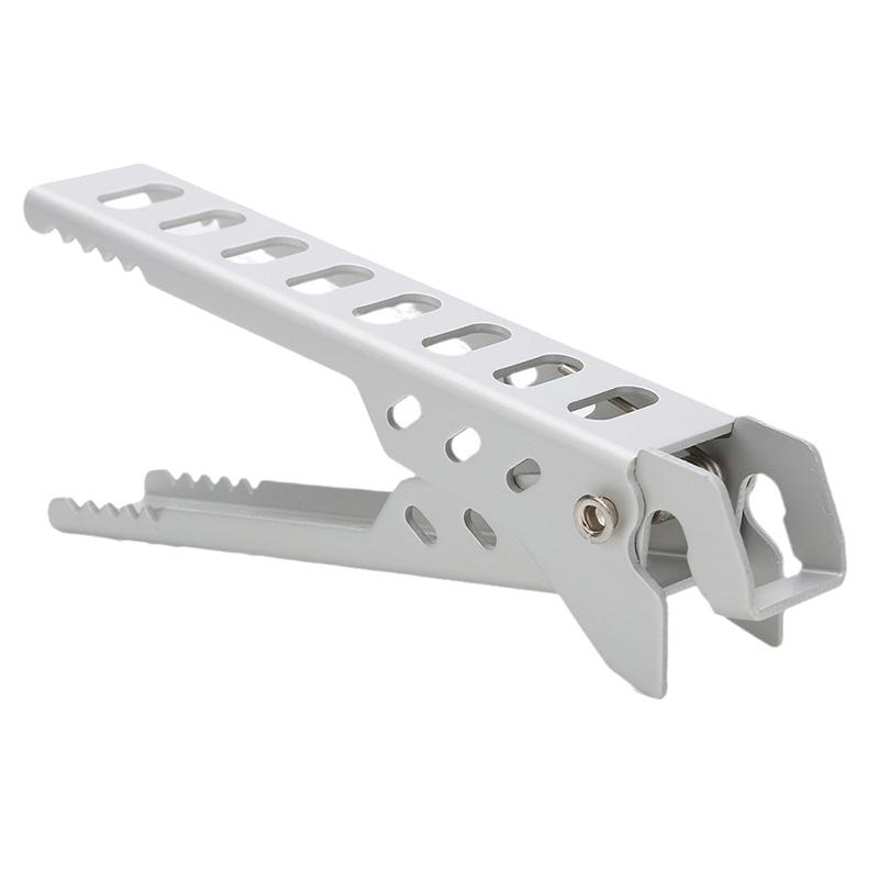 Anti Scald Pot Clip for Camping Cookware Outdoor Food Clamp Barbecue Tongs Aluminum Alloy Lightweight Heat Resistant Dish Gadget