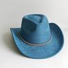Cowboy Hat for Women and Men with Shapeable Wide Brim - Felt Cattleman Western Hats for Cowboys and Cowgirls Sombreros Vaqueros