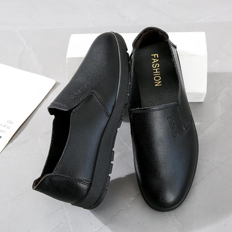 Spring and Autumn Youth British Casual Business Dress Leather Shoes Men's Shoes Wedding Shoes Inner Height Increase Single Shoes Work Shoes Waterproo