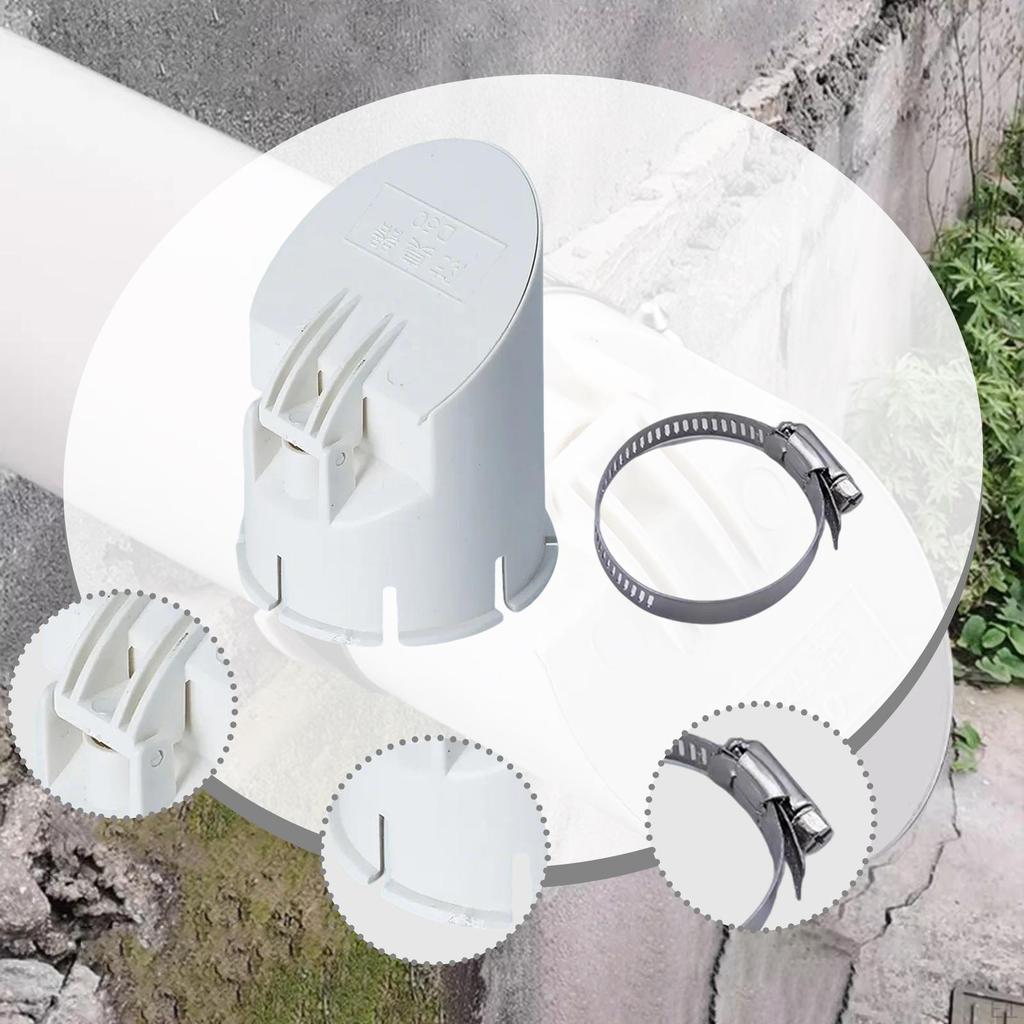 Drain Backflow Preventer Backwater Sealing Horizontal Installation Smell Stoper Sewer Valve