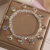 Crystal Fashion Charm Bracelet for Woman New Beaded Bracelet Lucky Bracelet Fashion Design Jewelry Accessories