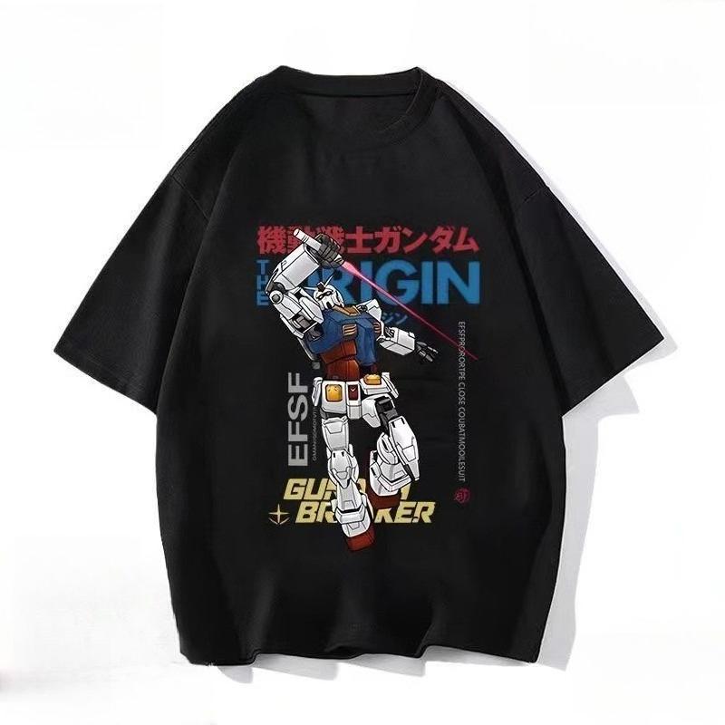 Summer New Style Print Short Sleeve TShirt for Unisex and Women Casual pure Cotton Top Brand Cartoon Anime Summer Wear Streetwear