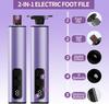 Foot Care Tool 2-in-1 Foot and Hand Electric Care Tools,Polish and Smooth,Shine Toenails Electric Callus Remover Pedicure File