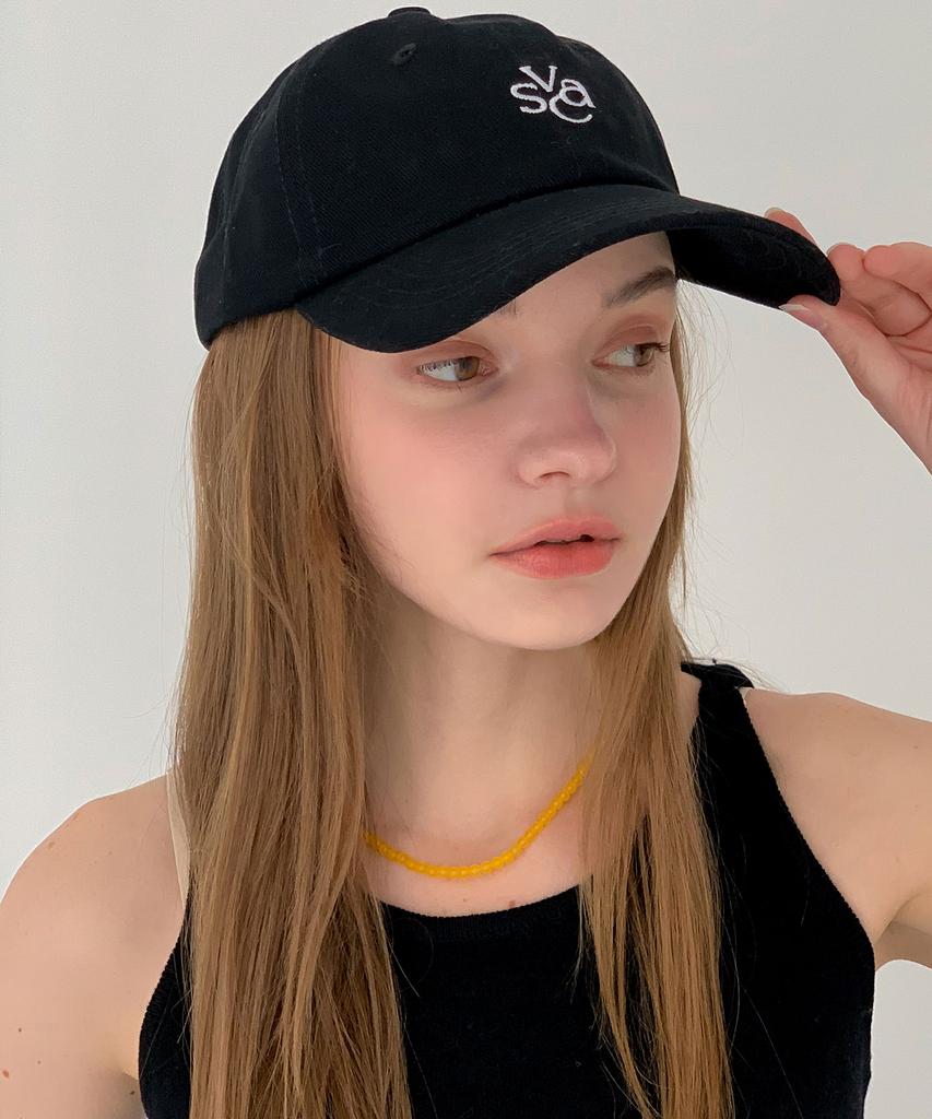 Baseukala Vasc Logo Stitch Embroidered Ball Cap Black