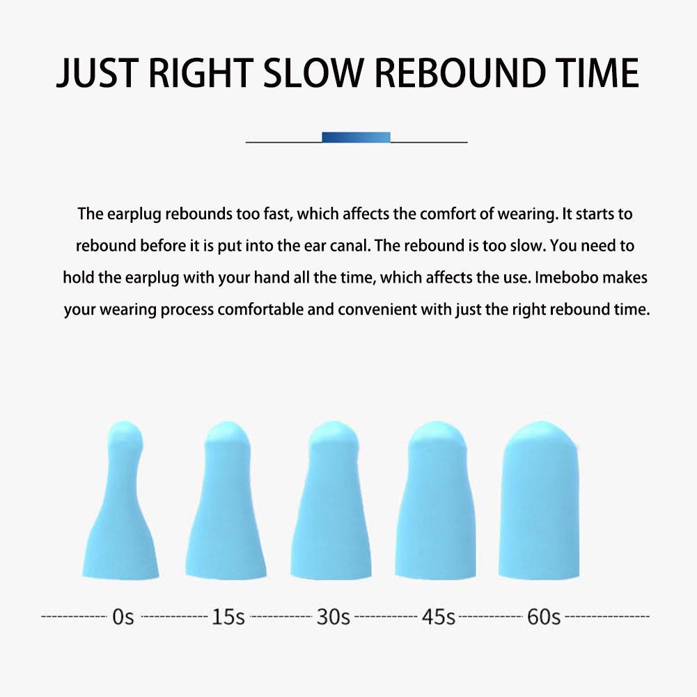 Capsule Ear Plugs Soundproof Earplugs Earplugs For Sleep Special Mute Soft Slow Rebound Anti-Noise Protection Ear Plug