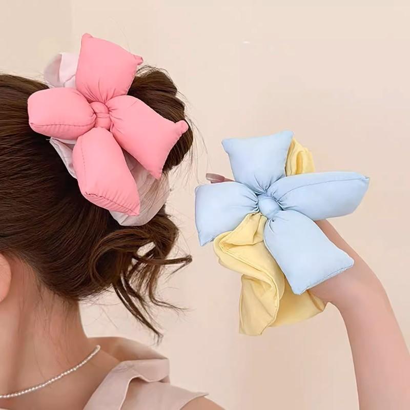 Korean Sweet Bow Hair Ring Women's New Fashionable and Versatile Hair Tie Hair Accessories