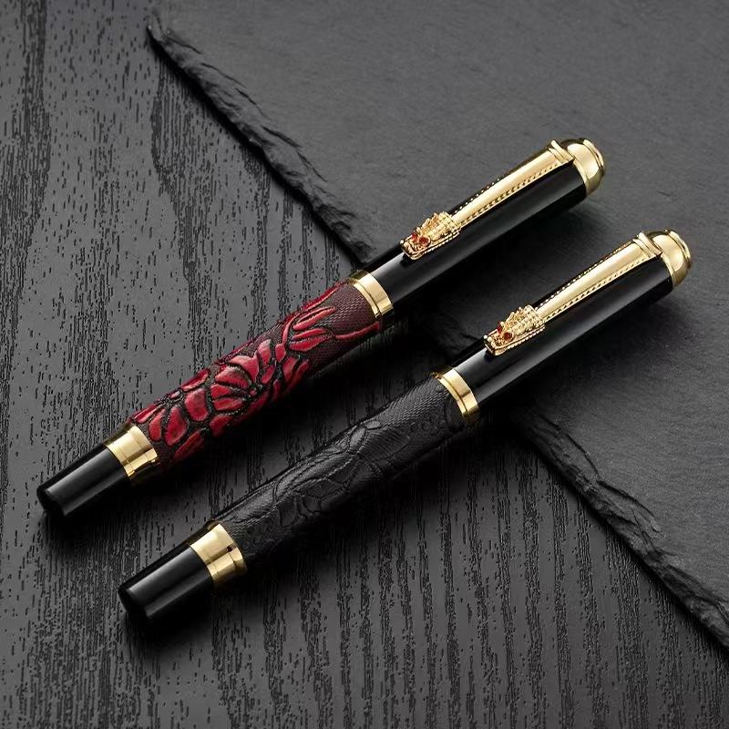 Luxury High-quality Metal Fountain Pen, Business Office Signature Pen, Suitable for Men's Use