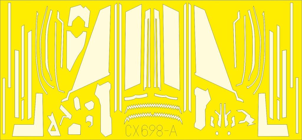 Eduard Big Ed Teile Set Plastikmodellbausatz Teile EDUBIG72188 1/72 F-35C (für Tamiya) (Flugzeug)