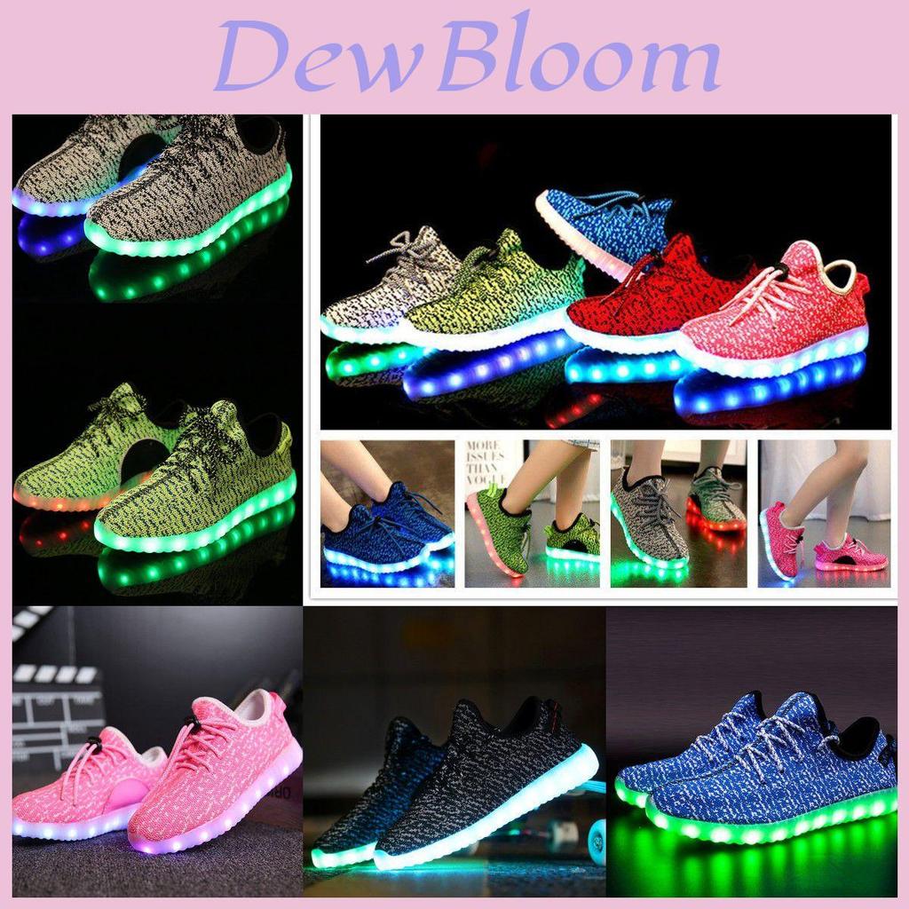 Luminous Sneakers Led Usb Charge Children Low Cut Shoes Fashion Casual Gift