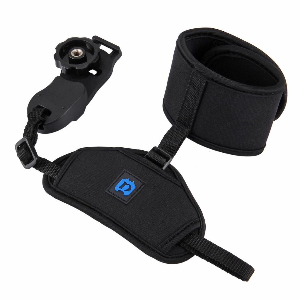 Puluz Dicke Bull Dslr Kamera Handschlaufe Wasserdichte Kamera Handschlaufe Digitalkamera Handschlaufe Bequem Schwarze Farbe