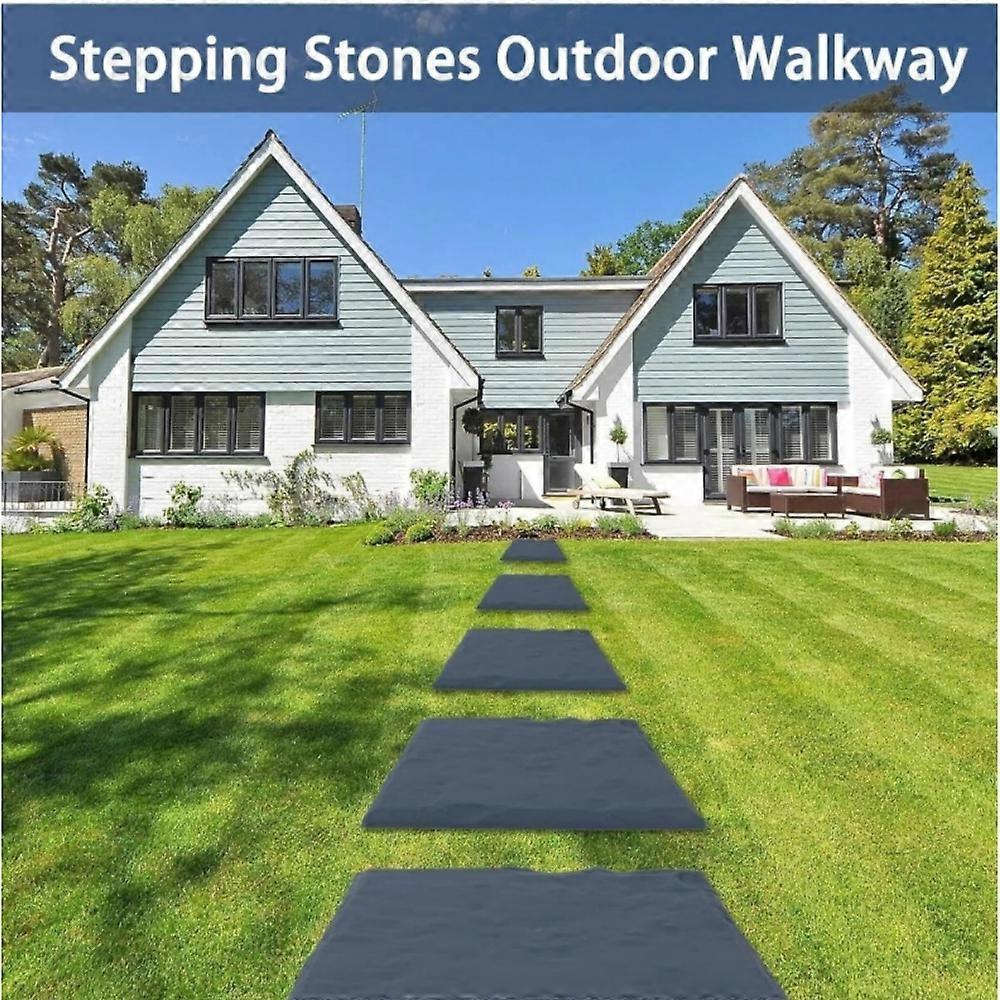 4pcs/set Stake Down Stepping Stones, Non-Slip Stake Down Stepping Stones Square Outdoor