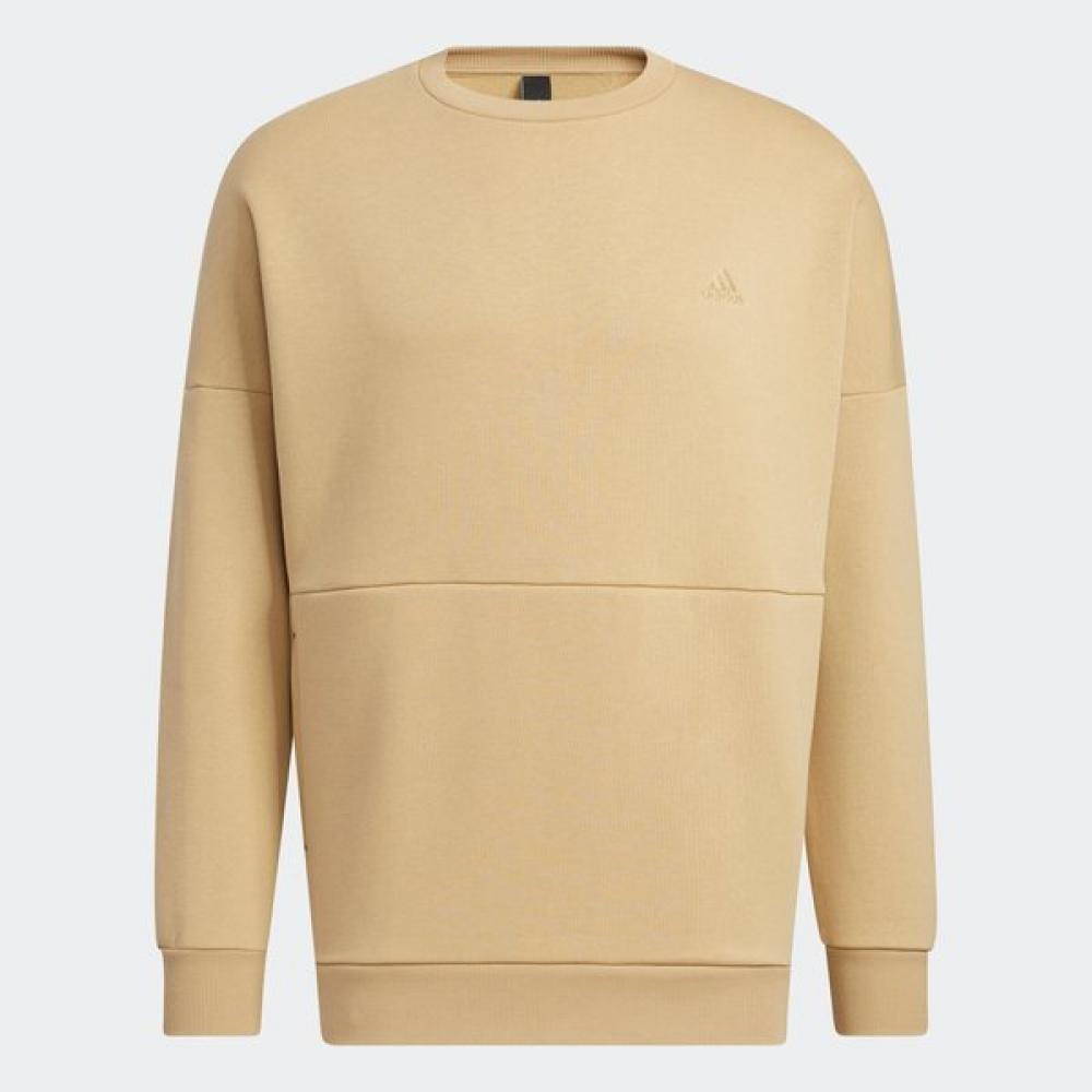 

Adidas Galleria Mens Sportswear Warding Crewneck Sweatshirt BEIGE/A2XL
