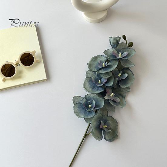 Orhidee artificiale, flori de mătase, realistă, pentru petrecere de nuntă, birou, centru de masă, decorare pentru ramură florală artificială Phalaenopsis