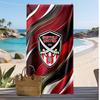 Sheffield United Football Print Beach Towel, Large Soft Quick Dry Towel for Beach Camping Swimming