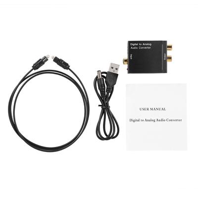 Convertisseur Audio numérique optique à adaptateur Coaxial analogique convertisseur RCA