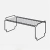 Double-Layered Cupboard Dish Rack Iron Kitchen Organizer Rack Seasoning Storage Rack  Kitchenware