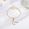 Seiko Flash Diamond Round Adjustable Bracelet Temperament Versatile Personality Temperament Bracelet Wholesale Hair