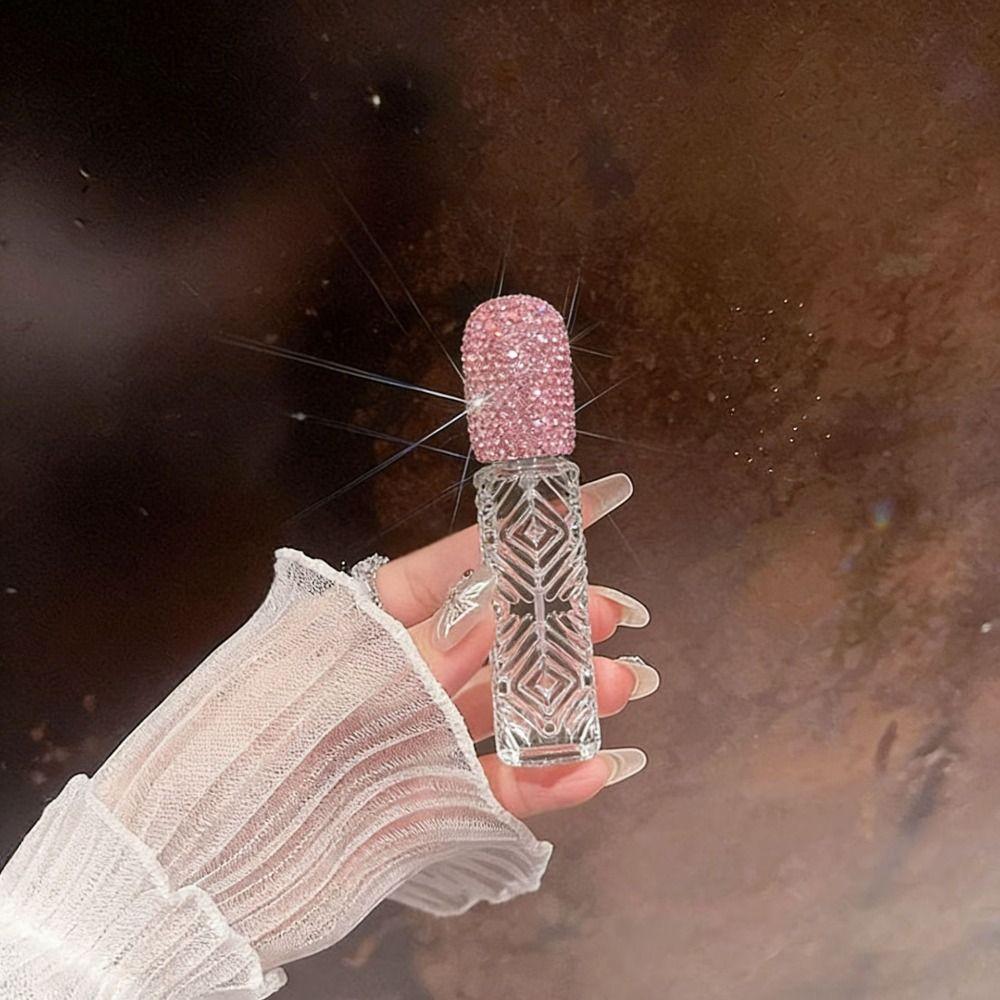 12ml Glass Perfume Atomizer Creative Rhinestone Oil Diffuser Bottle  Travel Supply