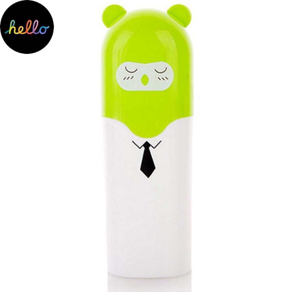 Przenośna szczoteczka podróżna Cute Cartoon Travel Pasta do zębów Ręcznik do przechowywania z pokrywą