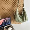 Denim Canvas Bag For Women Casual Daily Commuting With Zipper Closure And Phone Pocket