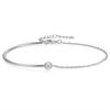 Trendy Minimalist Gold Color Half Bangle Splicing Bracelet Tiny Zircon Bracelets for Women Stainless Steel Daily Wear Jewelry
