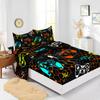 Four-Piece Mattress Gamepad Digital Printing Mattress Protective Cover Bedding Batch