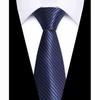 Elegant European & American Men's 8CM Hand-tied Silk Polyester Tie - Casual Business Style