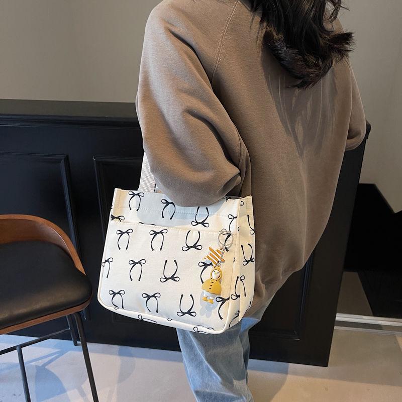 Vielseitige Canvas-Tragetasche: Damenhandtasche für Arbeit, Ausflüge und Mittagessen