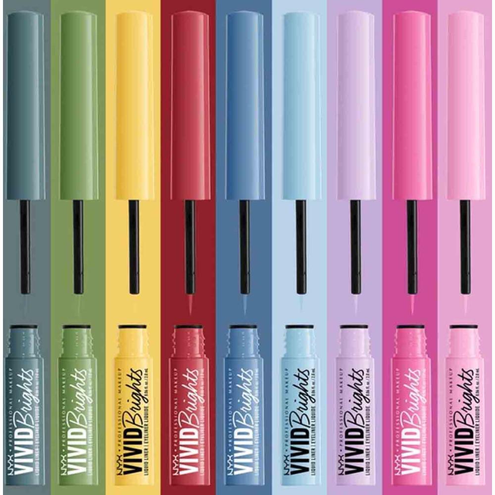 Nyx - Eyeliner Liquide Mat Vivid Brights - 