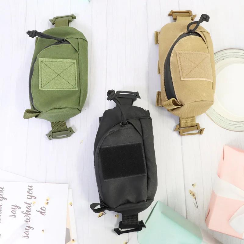 Tactical EDC Accessory Bag, Outdoor Portable Hiking Equipment, Mountaineering Mobile Phone Holster, Durable Oxford Cloth