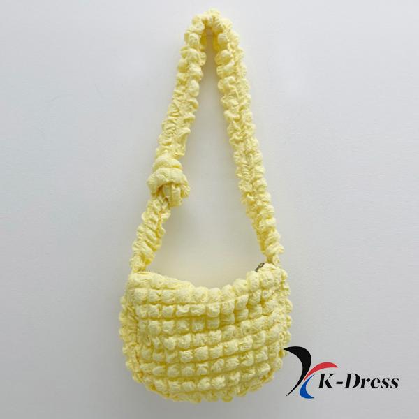 Cloud Bubble Pom-Pom Mini Crossbody Bag (5 Colors)