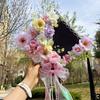 Graduation Flower Hairpin: New Style DIY Master’s Cap for College Student Photos and Gifts