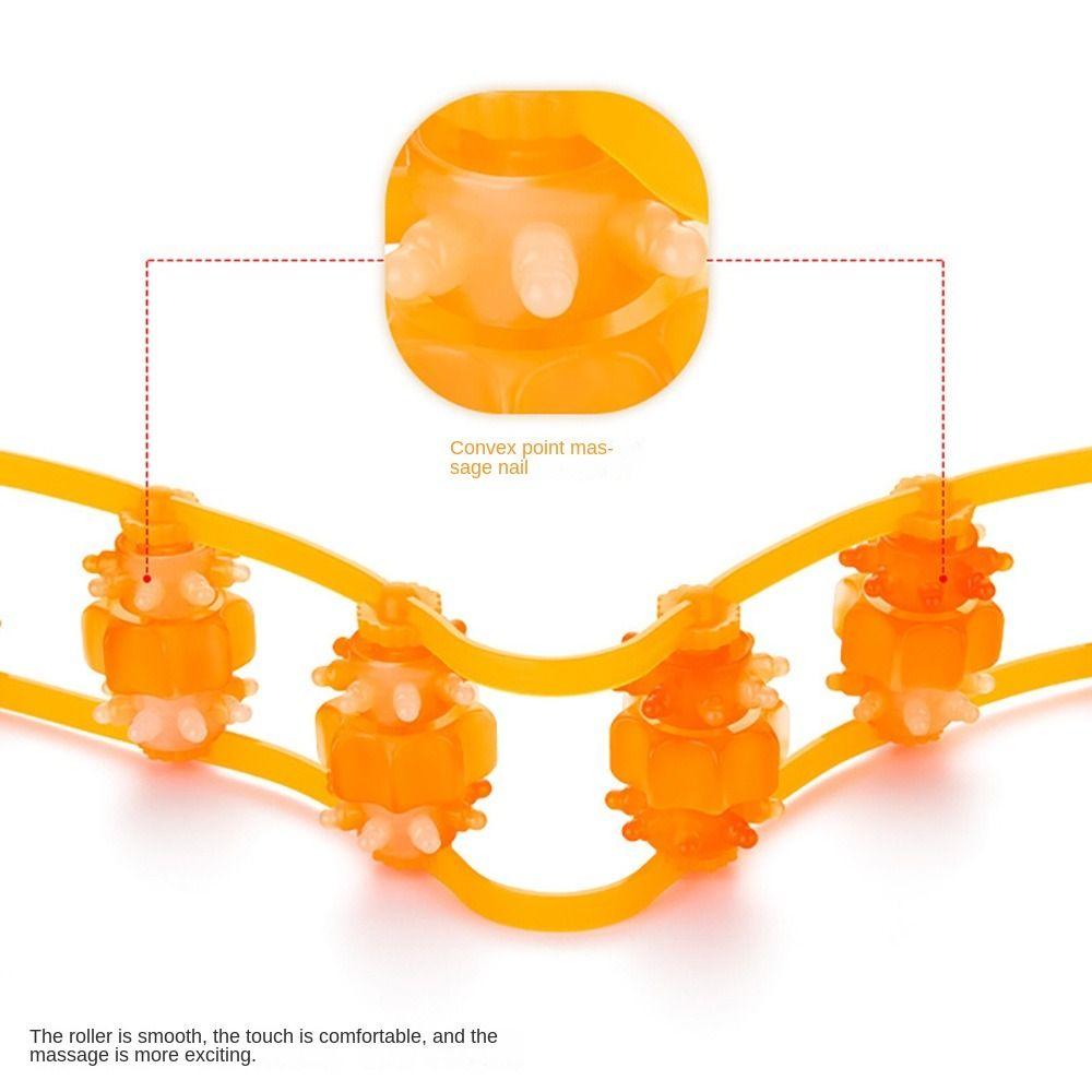 Deep Relax Meridian Massagegerät 12/18/24/30 Rollen Muskelmassage Rücken Schulter Nacken