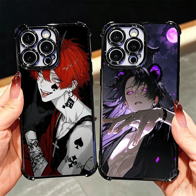 Devil Bad Boy Anime Style Plating Phone Case For Xiaomi Poco X5 X6 X7 X8 Pro Max F8 Ultra F7 M8 M7 M5S Redmi 15C 15 14C 13C 13 X