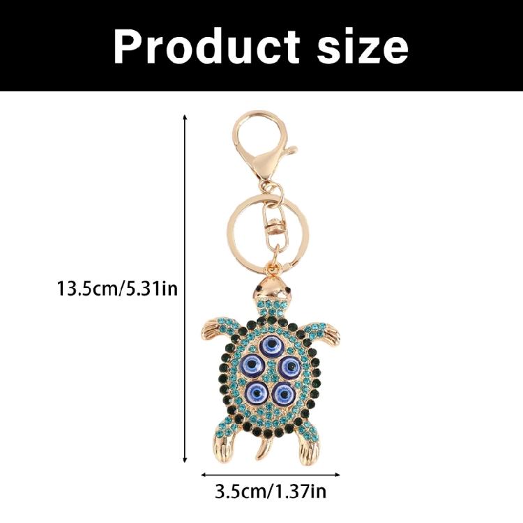 Shell Mystic Gaze Protective Keychain Resilient Alloy Spiritual Amulet Portable Travel Accessory Gift