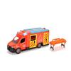 Command Truck - DICKIE TOYS - Mercedes-Benz - Sound Effects &; Luminous - Stretcher and Opening Doors - Batteries Included, 3+