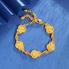 Enamel National Trend Element Oil Dripping Pattern Gourd Brand Bracelet Light Luxury Bracelet