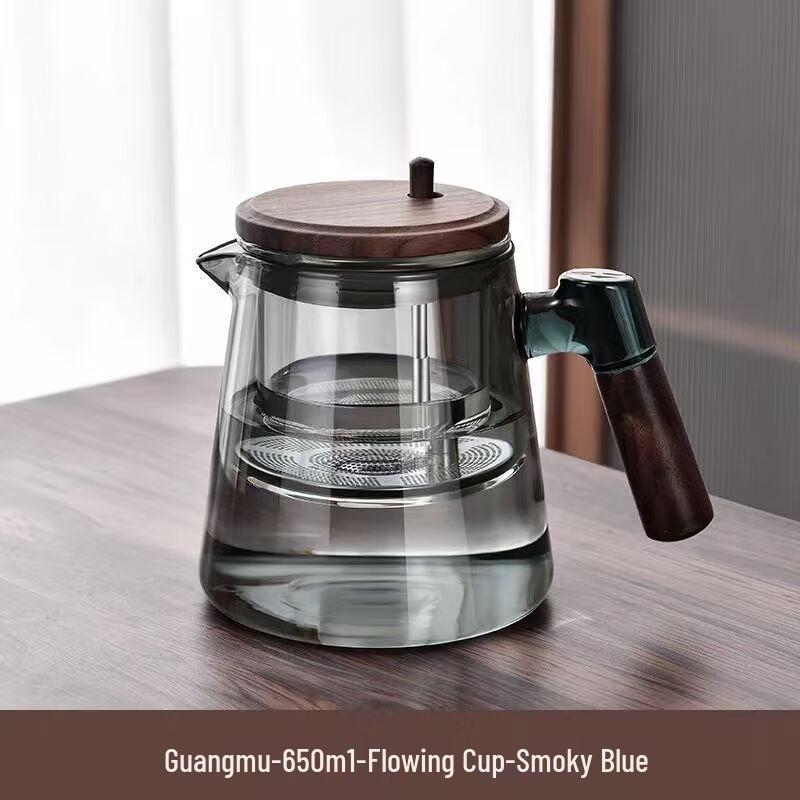 Mr. Jian Heat-Resistant Glass Teapot with One-Touch Tea Separation