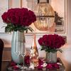 5/10Pcs Artificial Flowers Bouquet Beautiful Silk Roses Wedding Home Table Decor Arrange Fake Plants Valentine's Day Present Diy