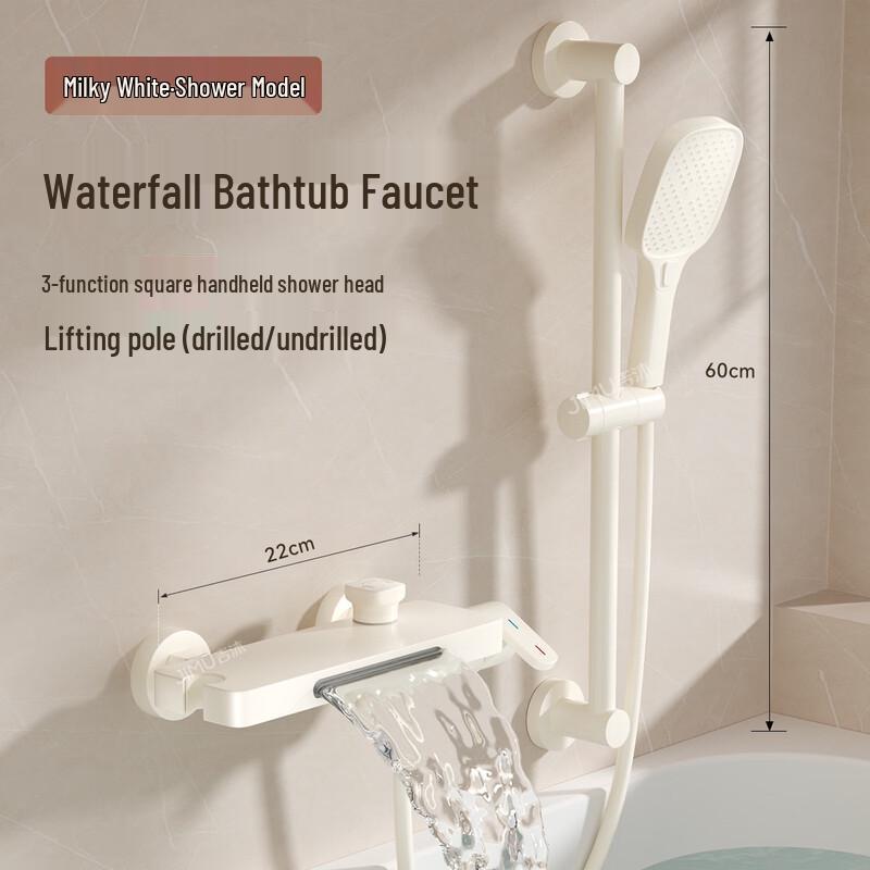LANGZHIWEN High Flow Hot & Cold Shower Faucet Set