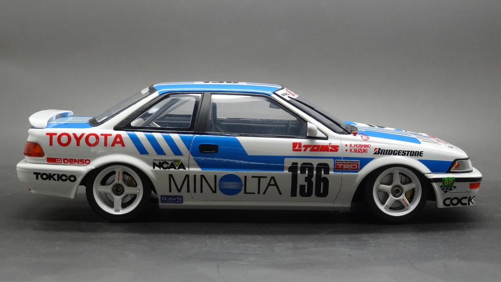 Aoshima Bunka Kyozai BEEMAX Series Toyota Corolla Levin AE92 1988 Group A Specification Plastic Model 1/24 No.12