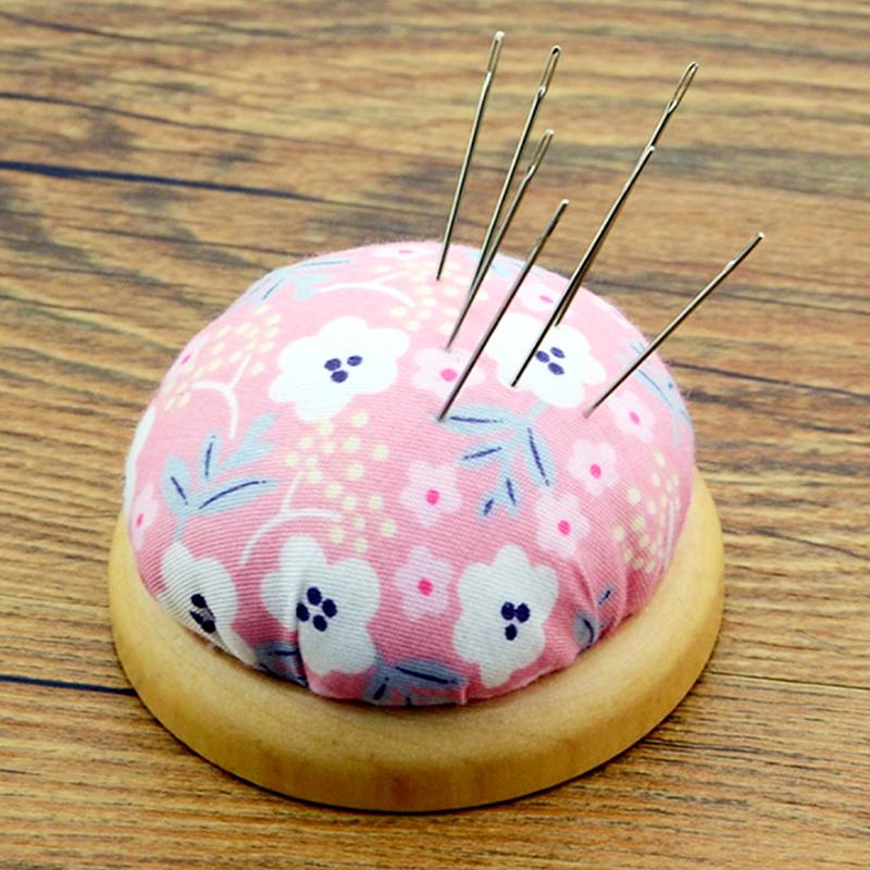 1Pc Ball Shaped Craft Needle Pin Cushion Holder Sewing Household Sewing Supplies
